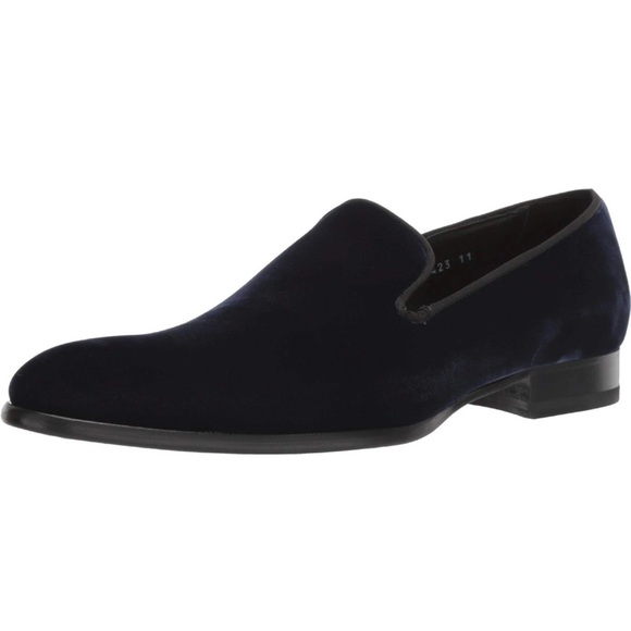 To Boot Other - To Boot New York Adam Derrick Park Avenue Blue SC Velvet Men's Dress Shoes 10 M